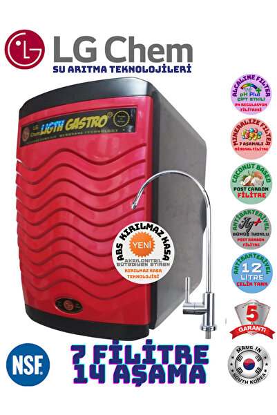 light gastro Lg Chem Gold Plus Gümüş Iyonlu-alkali-mineral Filitreli 12 Lt.14...