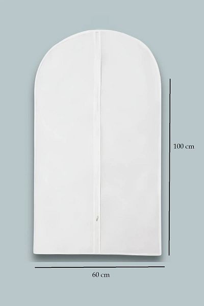 Paris Home White Gamboç - 100 g Suit, Cover, Clothes and Clothes Protection Carrying Cover