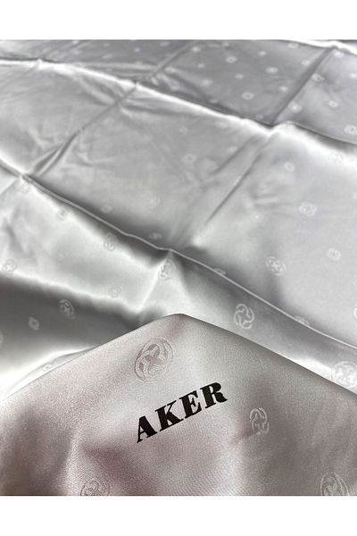 Aker Μεταξωτό Μονόγραμμα Ζακάρ Κασκόλ