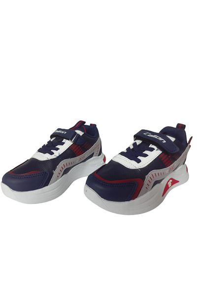 Callion Boy's Navy Blue Red Orthopedic Sole Casual Shoes