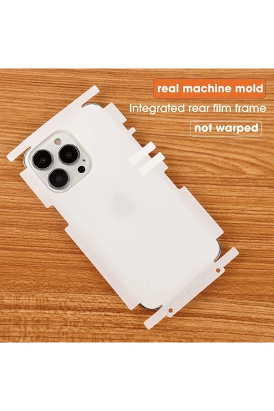 NANOSPACE Apple Iphone 15 Pro Max İle Uyumlu Full-body Tam Koruma Çizilmez Şeffaf Kaplama