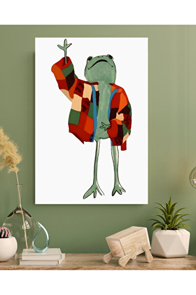 Cemira Harry Styles Cardigans Frog - Kurbağa Tasarımlı Ahşap Pano ( 185 x 270...