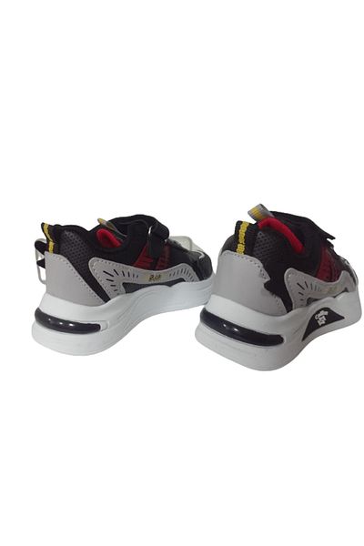 Callion Boy's Black-Smoked Orthopedic Sole Casual Shoes
