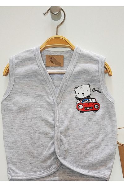 nc gift Cotton Printed Snap Fasten Baby Combed Cotton Vest 1 Year Old, 2 Year Old, 3 Year Old