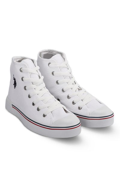 U.S. Polo Assn. BASE. Polo Assn. PENELOPE HIGH 3FX Sneaker Women's Shoes White