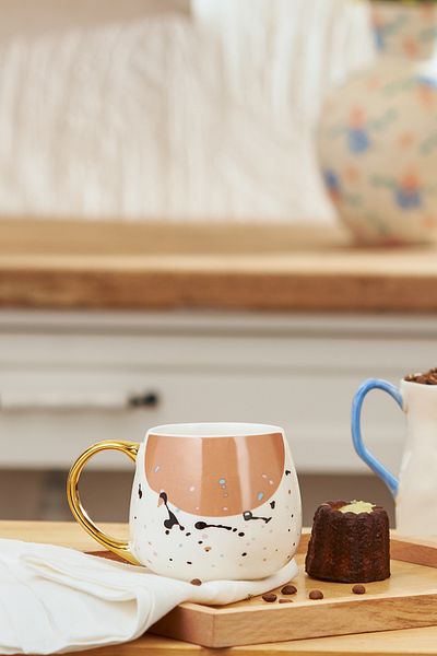 Emsan Watercolor Mug 380 ml Beige