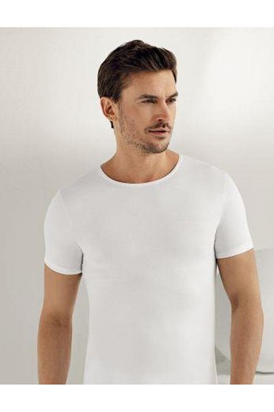 Şahinler Ανδρικό κοντομάνικο Lycra Single Jersey Tank Top Λευκό E068