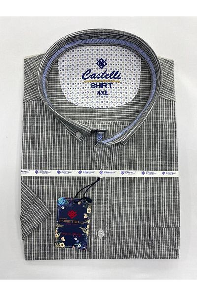 Castelli CASTELLİ NEW SEASON LARGE SIZE 100% COTTON SHORT SLEEVE MEN'S SHIRT