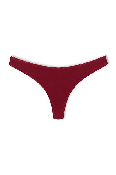 HNX Cotton Heart Rubber Basic Thong Γυναικεία κιλότα 5 τεμαχίων