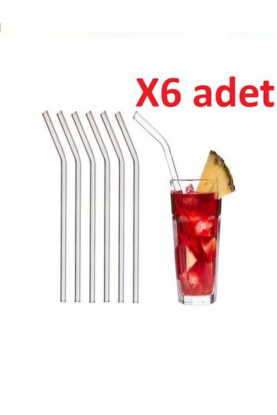 hediyeofisi Set of 6 9mm 20cm Long Glass Pipettes and 1 Pipette Cleaning Brush