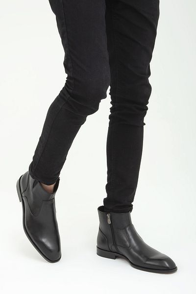 Tamer Tanca Men's Genuine Leather Chelsea Boots 183 25105 Erk Bot Sk22/23