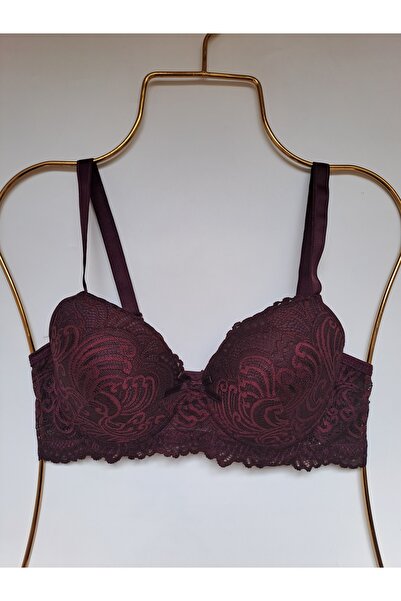 NARIYA Women's Large Size Bra C Cup Comfortable Daily Bra Underwear with Lace Detail