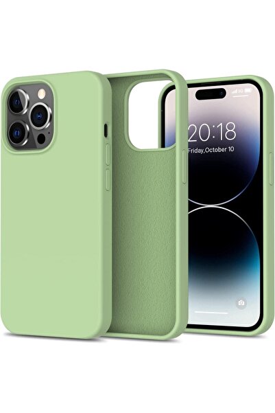 EDELFU حافظة آيفون 14 برو ماكس مخملية داخلية قابلة للمسح بدون شعار، غطاء مقاو...