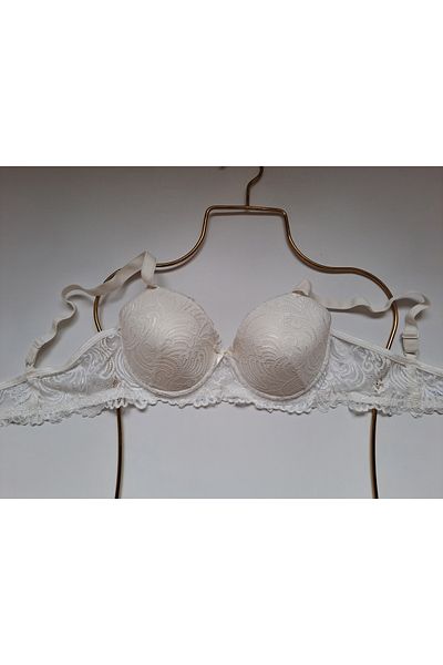 NARIYA Women's Large Size Bra C Cup Comfortable Daily Bra Underwear with Lace Detail
