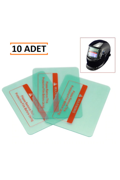 Genel Markalar Otomatik Kararan Kaynak Maske Camı Dış Koruyucu 90x110 Mm 10 Adet