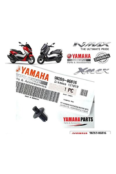YSGMOTOPARTS Orijinal Nmax 125/155 Xmax 125-250-300 Plastik Perçin Pim Rivet (5 Adet) 90269-06816