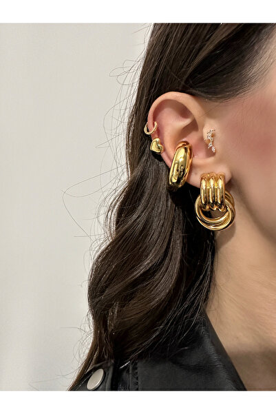 Okko Store Vintage Model Boğumlu Küpe