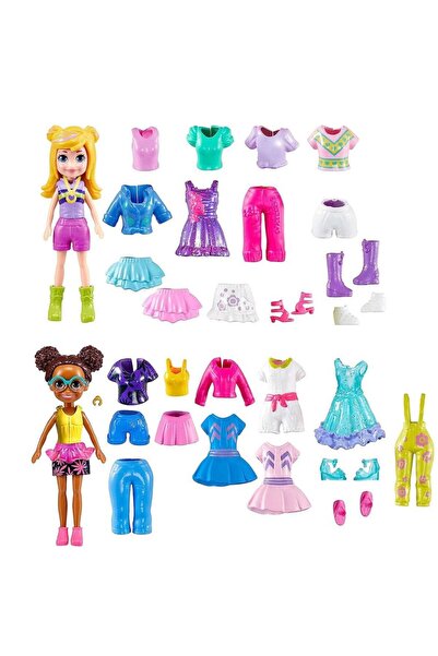 mattel Polly Pocket Ve Arkadaşları Kombin Eğlencesi Oyun Seti