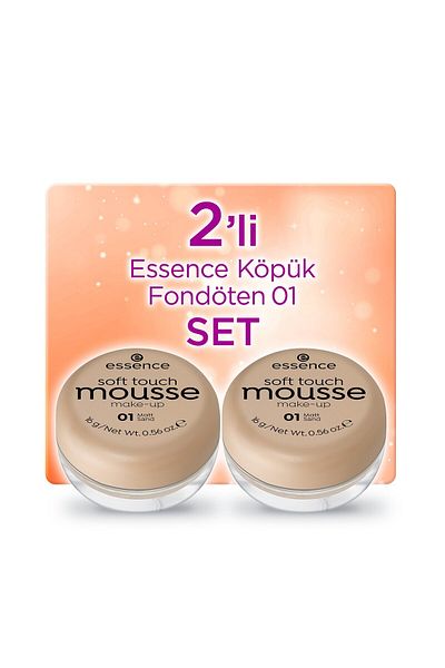 Essence 01 Model Foam Foundation - Pack of 2