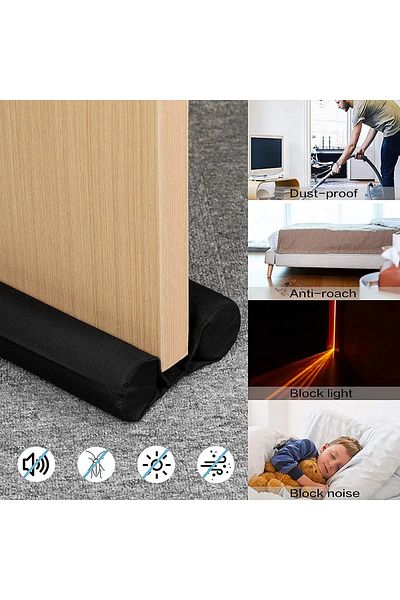 sogex Under Door Anti-Wind Heat Insulation Sponge Windbreaker Dust Cold Sponge Double Sided (1 PC)