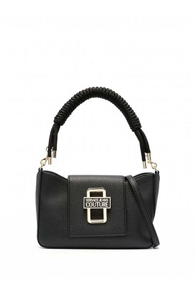 Versace Black Women's Shoulder Bag - Buckle and Adjustable Strap - 75Va4Br3Zs413-899