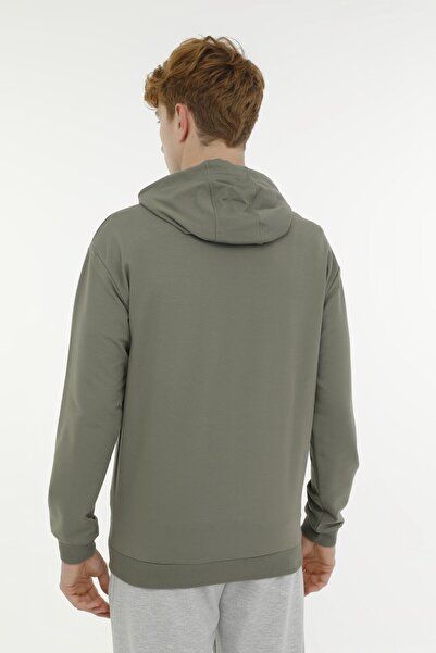 lumberjack M-SN73 BASIC HOODIE 3PR Haki Erkek Sweatshirt