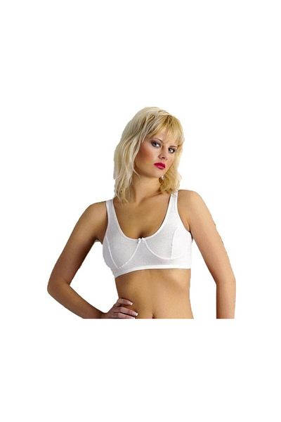 Anıt Ribana Body Bra Λευκό Χρώμα Half Singlet 2116