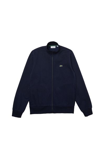Lacoste Jacke Sweatshirt aus aufgerautem Fleece mit Reißverschluss