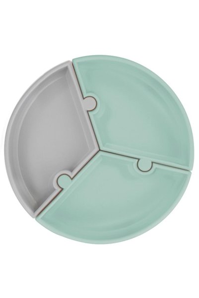 OiOi Mama Tabağı Puzzle Silikon Vakum Tabanlı