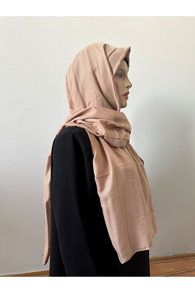 Modakaşmir أزياء الكشمير ميستو شال القطن مخطط
