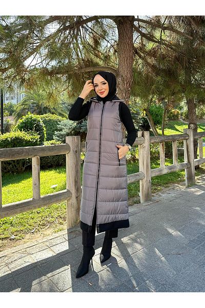 Doque سترة شتوية نسائية مبطنة قابلة للنفخ 50003