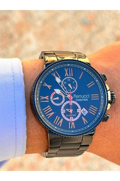 Ferrucci Frc.ft.1.136 Steel Cord Inner Gauges Active Function New Season Men's Wristwatch