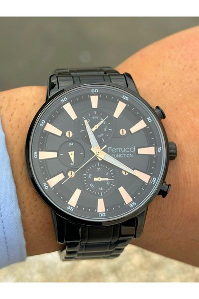 Ferrucci Frc.ft.1.152 Steel Cord Inner Gauges Active Function New Season Men's Wristwatch