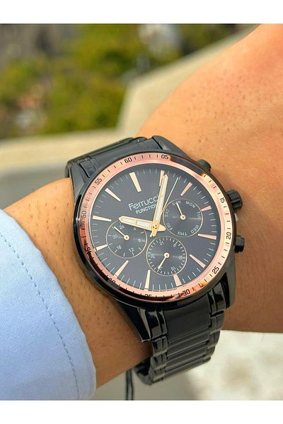 Ferrucci Frc.ft.1.153 Steel Cord Inner Gauges Active Function New Season Men's Wristwatch