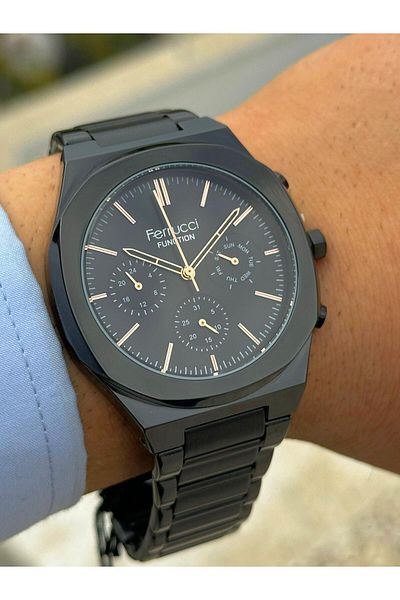 Ferrucci Frc.ft.1.150 Steel Cord Inner Gauges Active Function New Season Men's Wristwatch