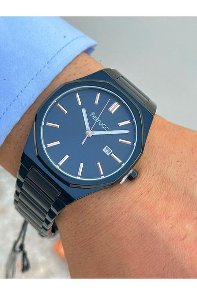 Ferrucci Frc.ft.1.148 Steel Cord 30 Mt Water Resistant New Season Stylish Design Men's Wristwatch