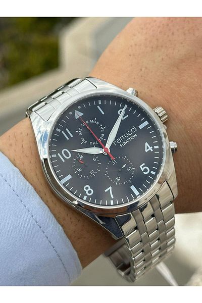 Ferrucci Frc.ft.1.158 Steel Cord Inner Gauges Active Function New Season Men's Wristwatch