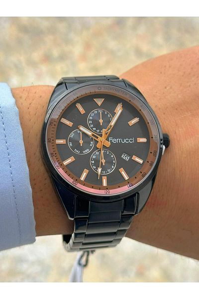 Ferrucci Frc.ft.1.172 Steel Cord 30 Mt Water Resistant New Season Stylish Design Men's Wristwatch