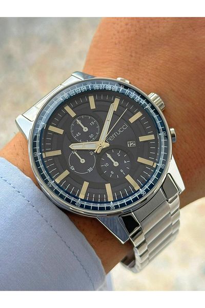 Ferrucci Frc.ft.1.180 Steel Cord 30 Mt Water Resistant New Season Stylish Design Men's Wristwatch