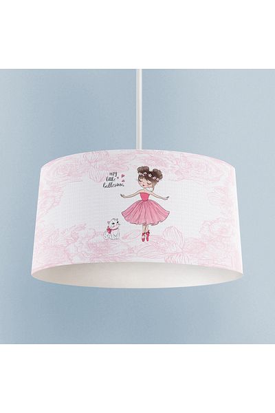 MASAL ODAM BABY AND KIDS ROOM Ballerina Girl and Cat Patterned Motif Chandelier