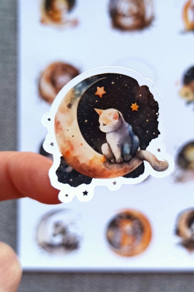 Mona Craftist 12 komada seta naljepnica "Pospane životinje" Slatke životinje ...