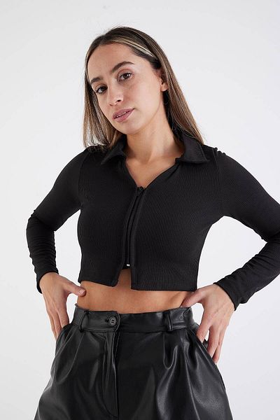 Addax Μπλούζα με φερμουάρ Polo Neck H13386-dk12