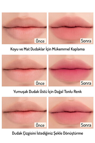 Romand Doğal Dudak Rengi Veren Mat Dudak Kalemi - Lip Mate Pencil -02 Dovey Pink
