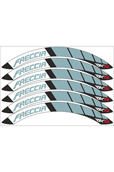 PROMOT RKS FRECCİA 150 JANT KAPLAMA JANT ŞERİDİ FRECCİA TURKUAZ RENK STİCKER ...