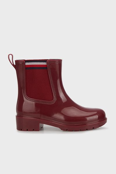 Tommy hilfiger store burgundy boots