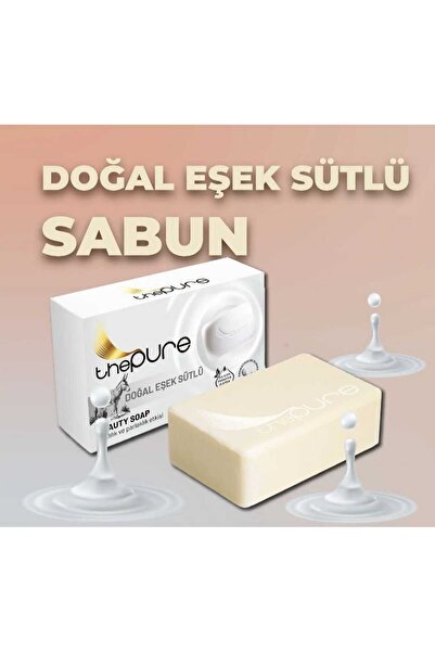 thepure THE PURE DOĞAL EŞEK SÜTLÜ SABUN ( 100 GR ) *4 ADET