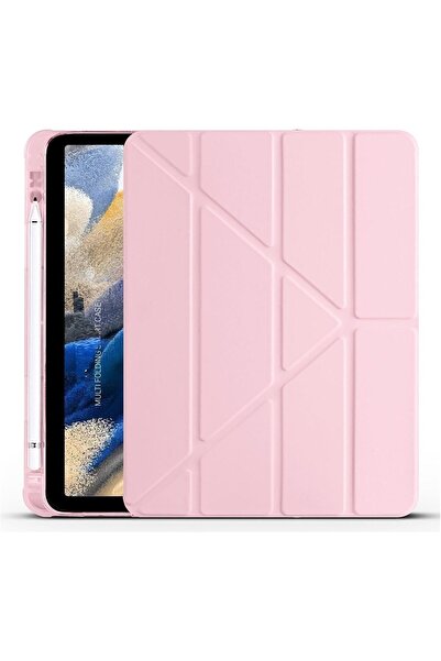 Huawei Matepad Se 10.4 Kılıf Kalem Bölmeli Trifolding Yatay Dikey Standlı Sma...