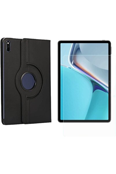 Huawei متوافق مع Matepad 10.4 Bah3-w09 360° حافظة كمبيوتر لوحي دوارة + واقي شاشة