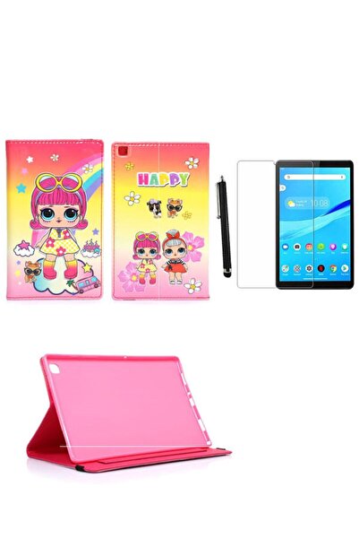 Huawei حافظة Mate Pad T10 - T10s حافظة صور مزخرفة + واقي شاشة + قلم