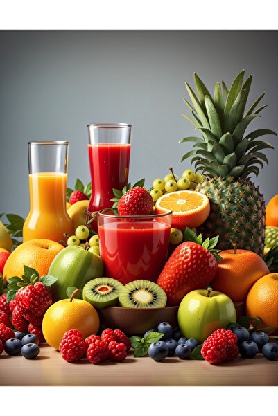 LİLYHOBBYLAND Renkli Baskılı Sayılarla Boyama Hobi Seti (Çerçeveli) 50x65 cm:...